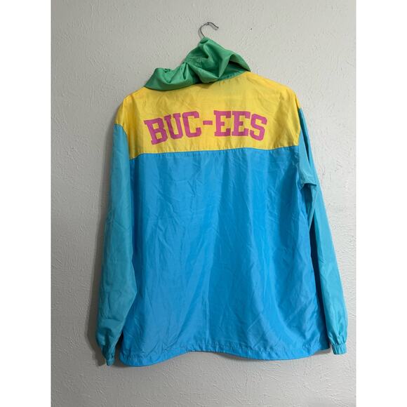 Buc-ee's Beaver Color Block Pastel Windbreaker XS - Picture 4 of 5